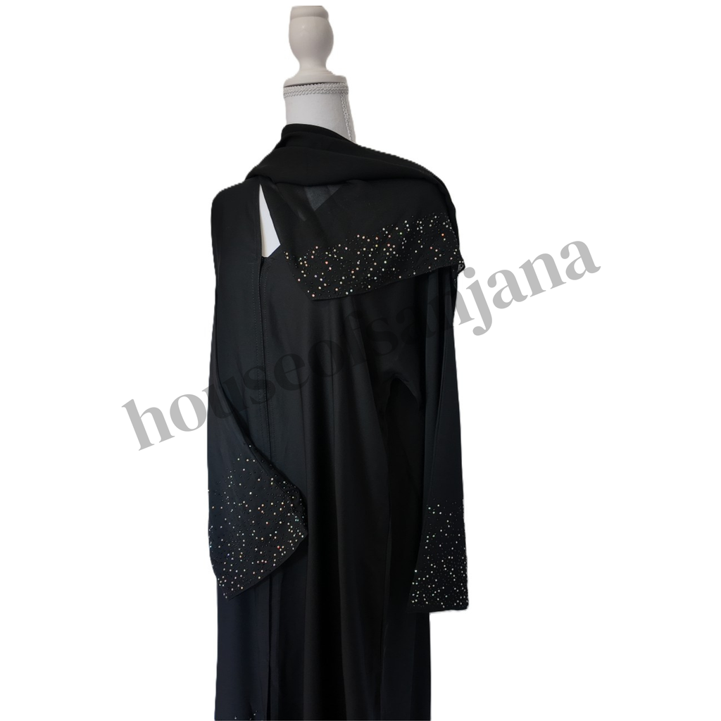 Midnight Crystal Abaya