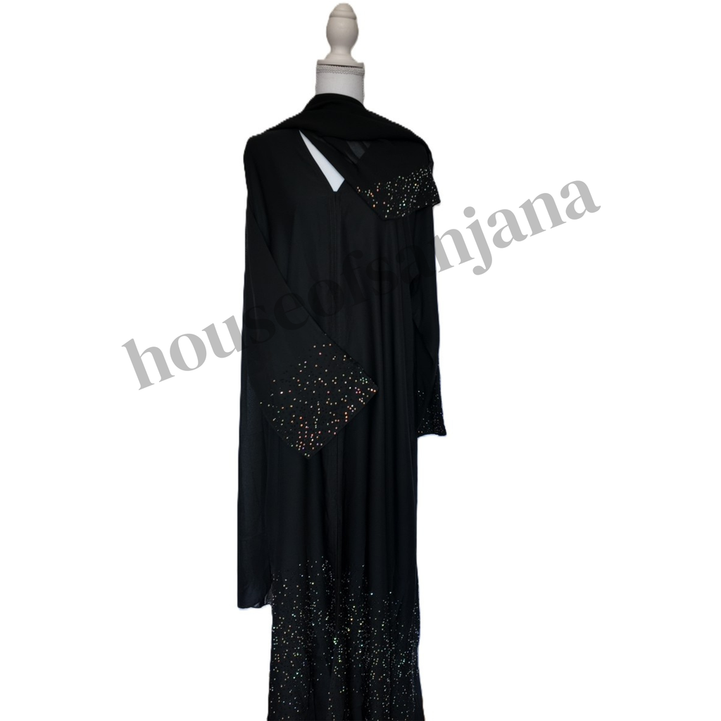 Midnight Crystal Abaya