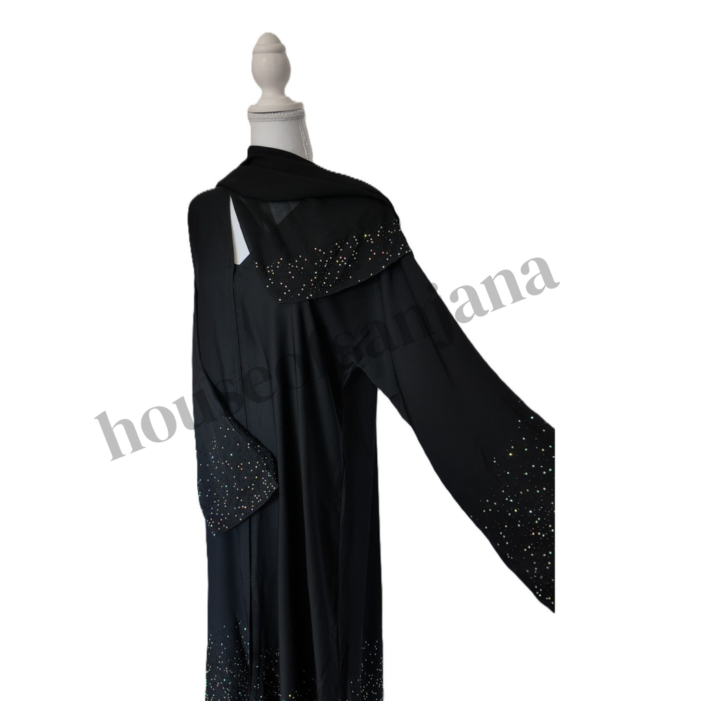 Midnight Crystal Abaya