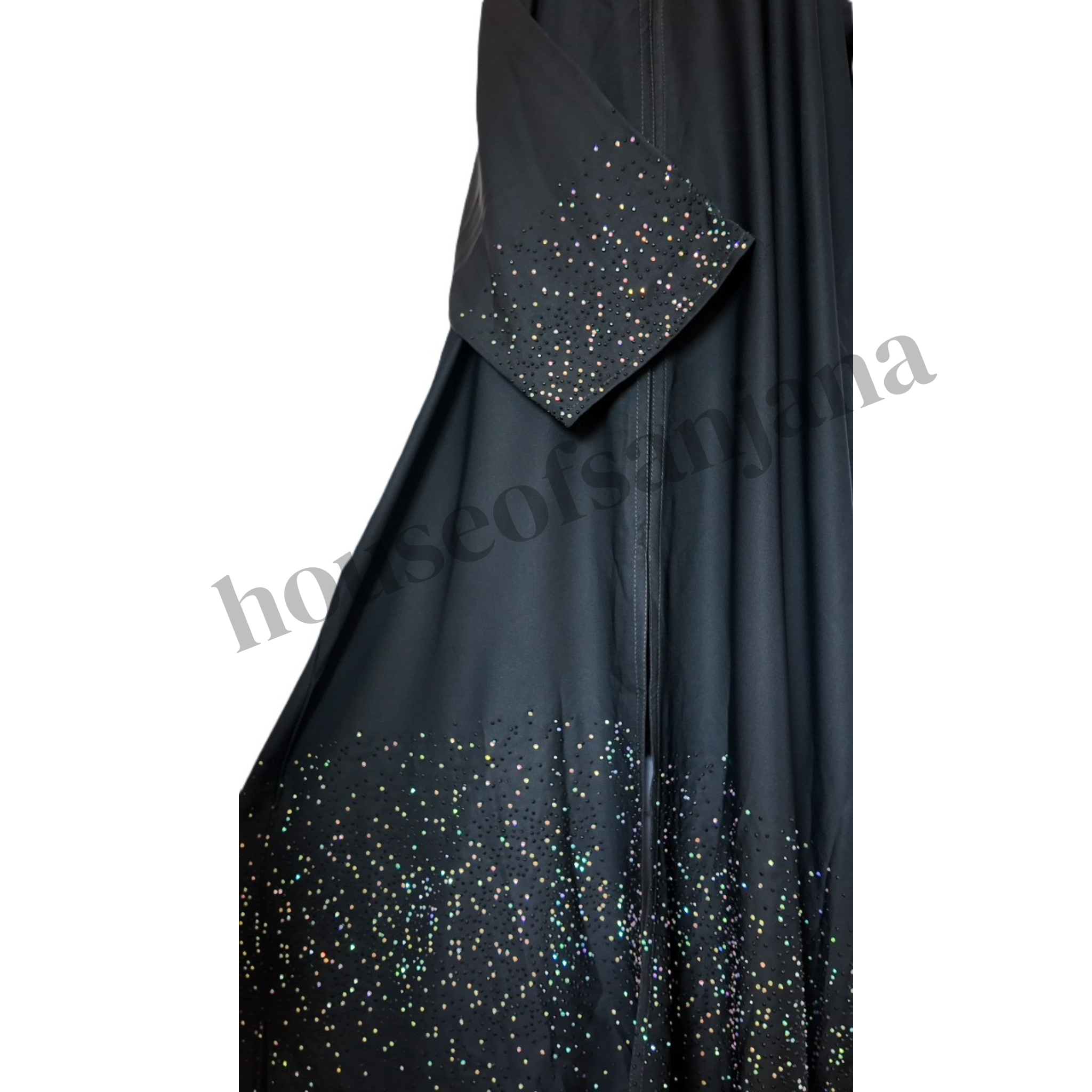 Midnight Crystal Abaya