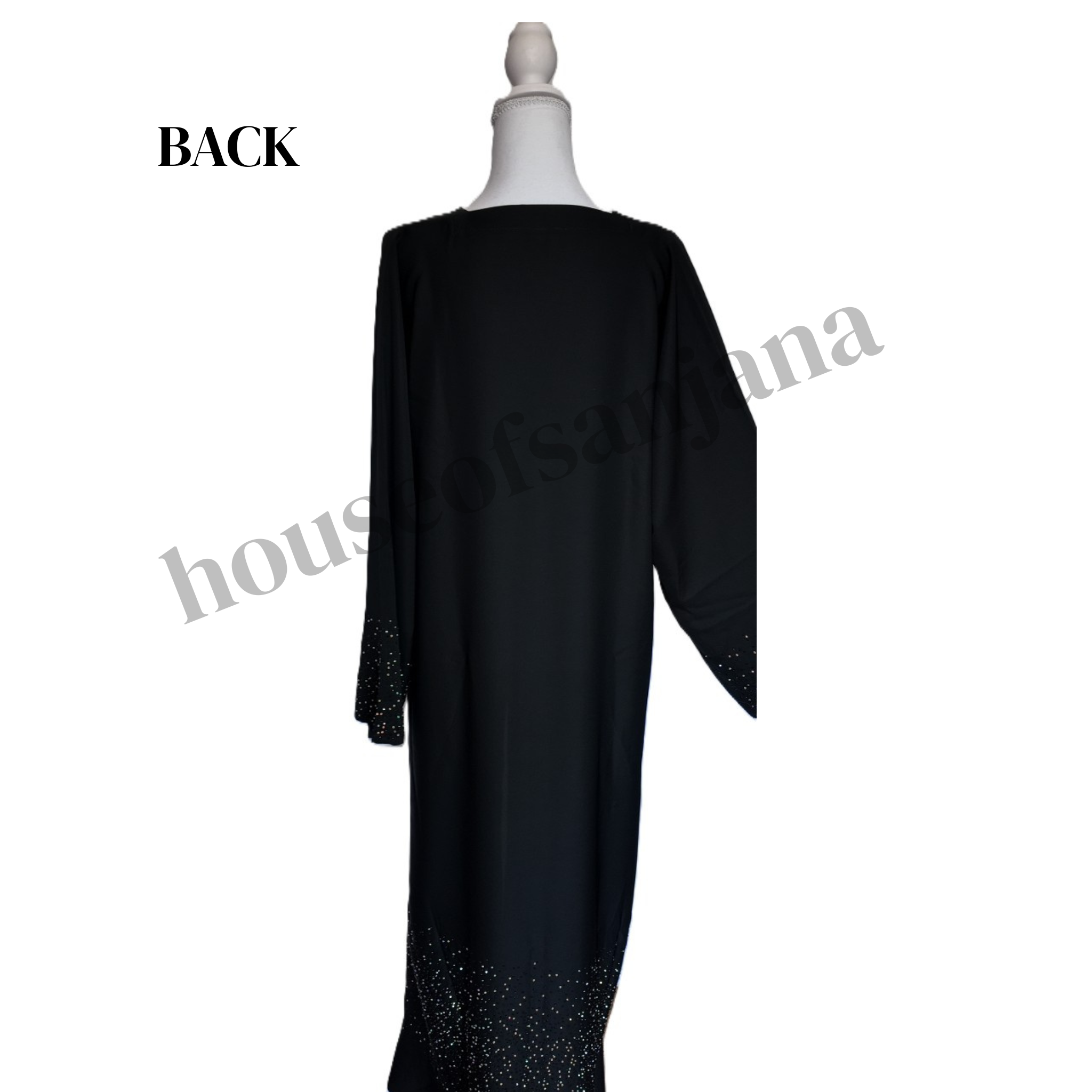 Midnight Crystal Abaya