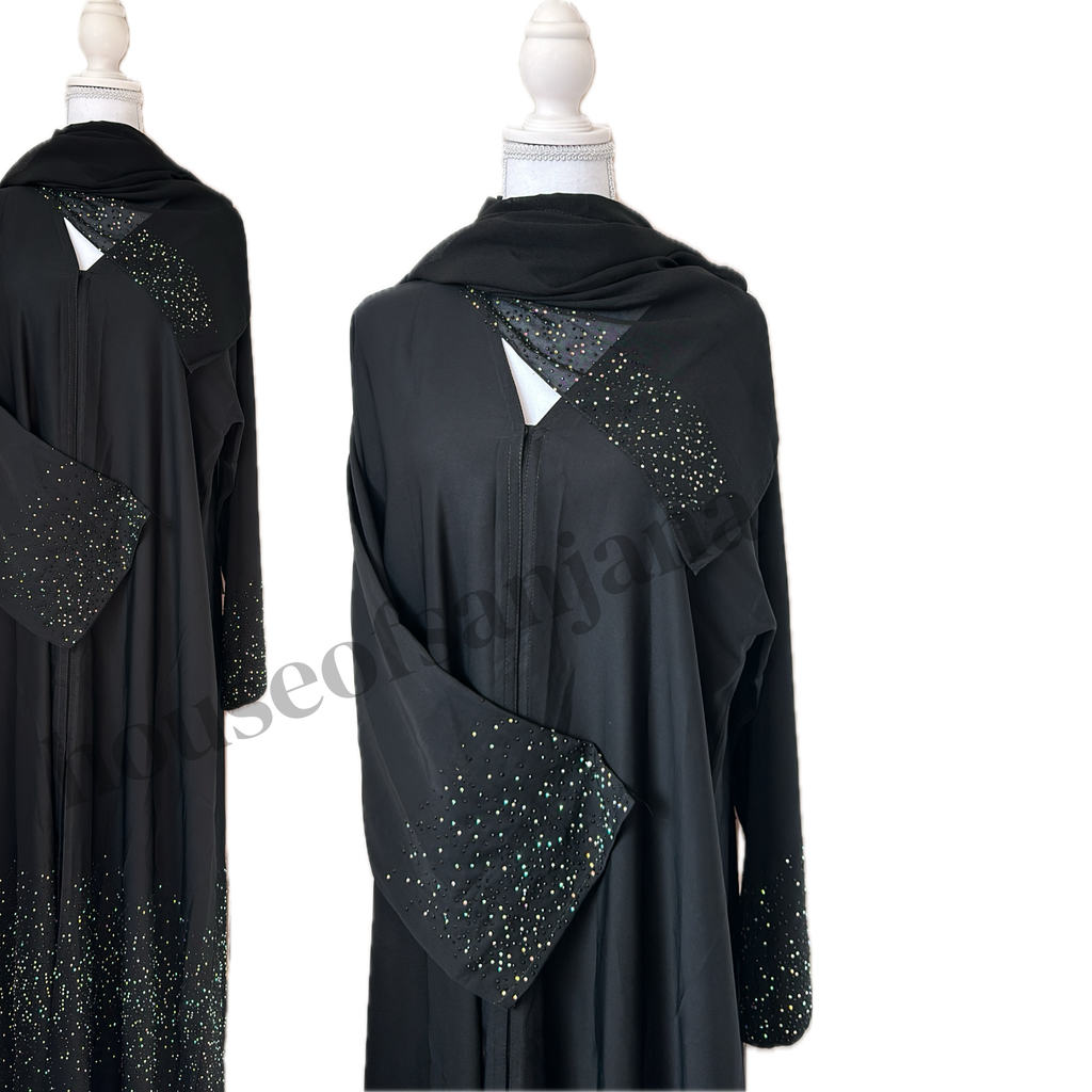 Midnight Crystal Abaya