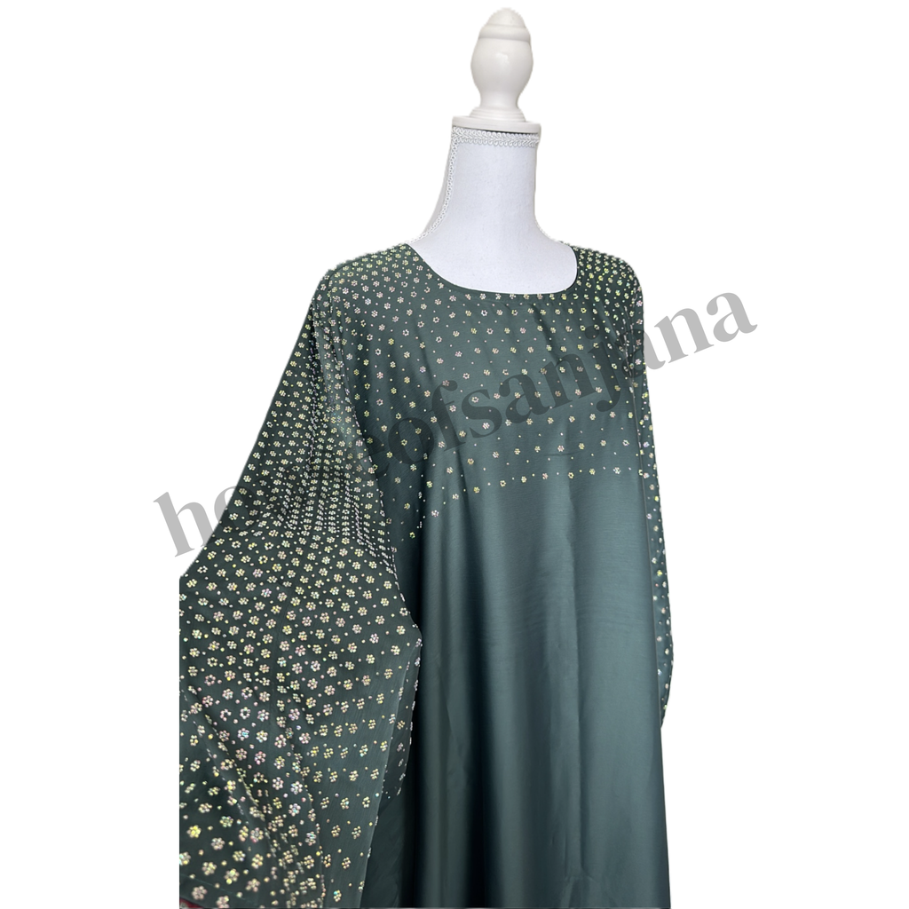 Crystal Embellished Statement Abaya