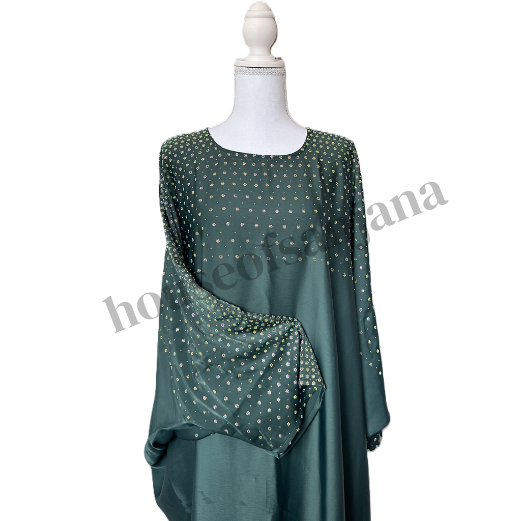 Crystal Embellished Statement Abaya