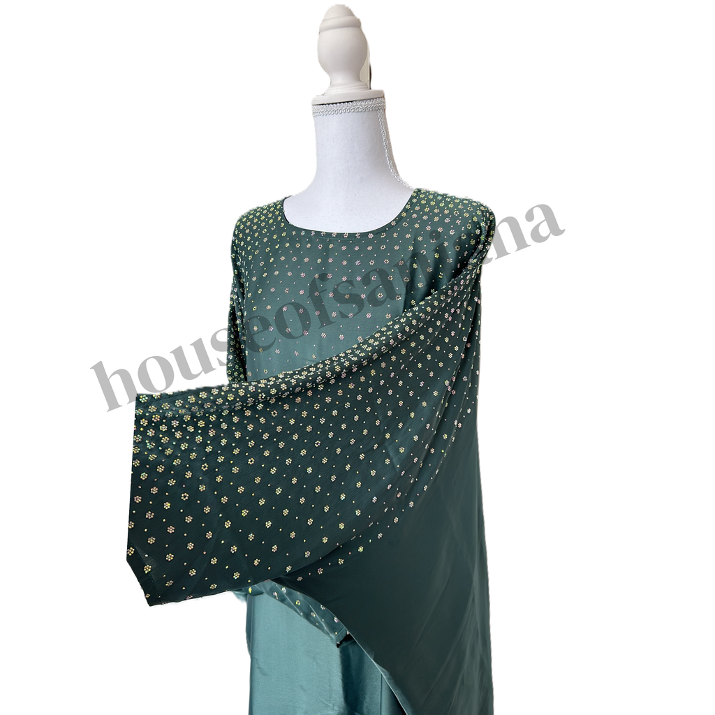 Crystal Embellished Statement Abaya